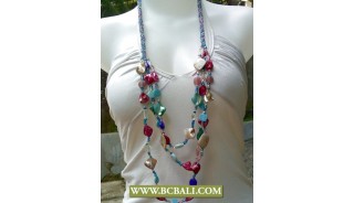 Mix Color Shells Nugets Fashion Necklaces Beads